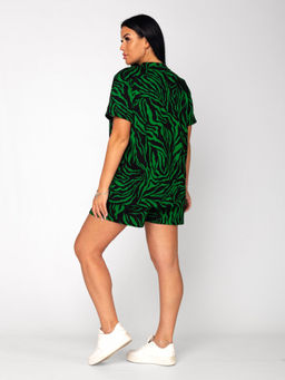 Костюм женский кулирка с шортами САФАРИ ЗЕЛЕНЬ - Domtrik Домашний трикотаж фото 5