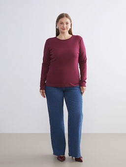 Bisiklet Yaka Kad?n Ti??rt