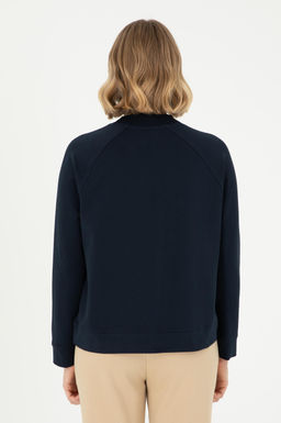 Женский темно-синий свитшот Неожиданная скидка в корзине - U.s. polo assn фото 5