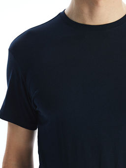 Bisiklet Yaka K?sa Kollu Erkek Pijama ?st