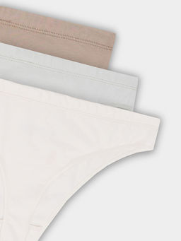 Трусы бразилиана женские в наборе, 3 шт - Mark formelle фото 2