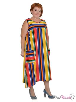 Платье Модель №1043 размеры 44-84 - Plusmoda фото 3