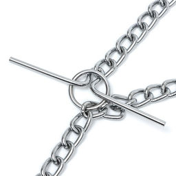 Цепь для привязи собак мелкокалиберная, 1,8 м, толщина проволки 3,5 мм - Пижон фото 3