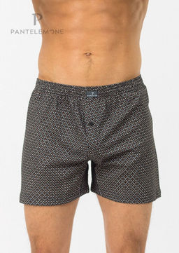 Мужские трусы-боксеры PMBB-397 Геометрия бежевая - Pantelemone фото 3