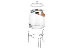 Диспенсер для холодных напитков с краном 8 л 27*23*30 см с крышкой и ручкой на металл.подставке - Elan gallery фото 5