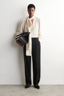 BLUSA DE LUNARES CON LAZADA - H&m фото 7