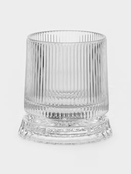 Стакан Magistro «Тор. Грани» 250 мл, 9×10 см, на вращающейся подставке, стекло, прозрачный