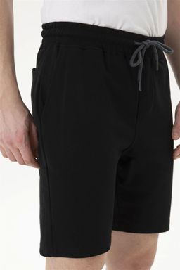 Мужские черные трикотажные шорты - U.s. polo assn фото 5