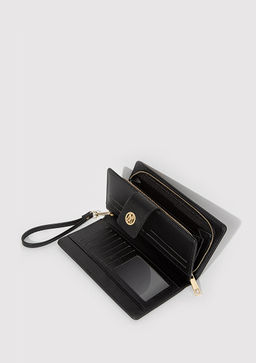 M Logo Detayl? Siyah Cuzdan - Mavi фото 3