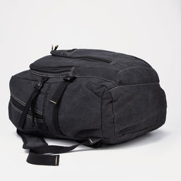 Рюкзак туристический, 60 л, отдел на молнии, наружный карман, цвет черный - Simaland фото 3