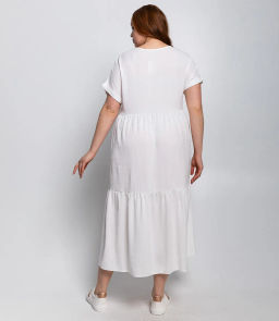 Платье #ОБШ1494, белый