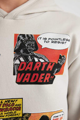 Толстовка с капюшоном для мальчиков Звездные войны - Defacto фото 5