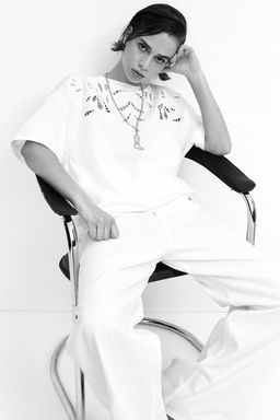 Camiseta oversize con motivo