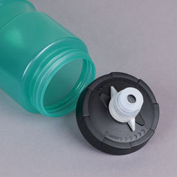 Бутылка для воды велосипедная ZEON WB226 гоночная, клапан кэмэлбак, пищевой hi-quality PP, 750ML цвет green/уп100 - Галеонтрейд фото 3