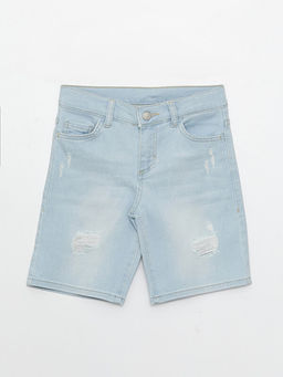 Y?rt?k Detayl? Erkek ?ocuk Jean ?ort