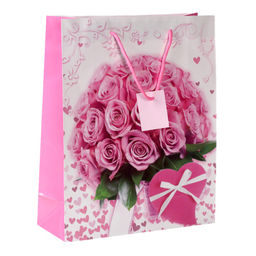 Цена за 12 шт. Пакет подарочный 26x32x10 / 17013-M /уп 12/720/ микс - ГалеонТрейд фото 4