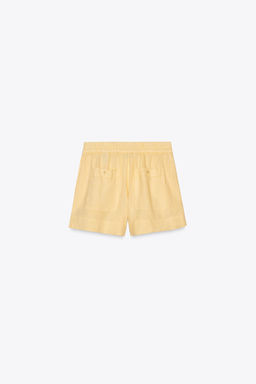 100% LINEN SHORTS ZW COLLECTION - Zara фото 15