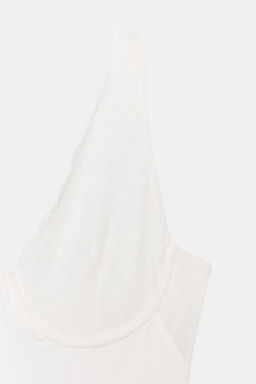 BODY COMBINADO ENCAJE / Blanco roto