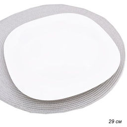 Тарелка обеденная 26 см Карин белая / N6804/H5922 /уп 24/ - ГалеонТрейд фото 2