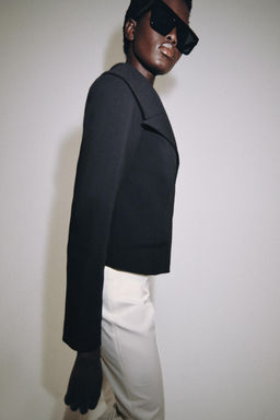 BLAZER ENTALLADA ZW COLLECTION / Negro - Zara фото 4