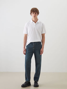 Loose Fit Erkek Jean Pantolon