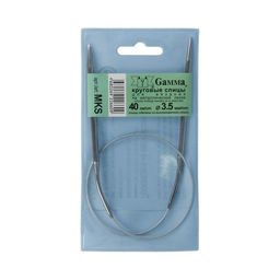 Спицы GAMMA круговые MKS сталь d 3.5 мм 40 см 1 шт с металлической леской