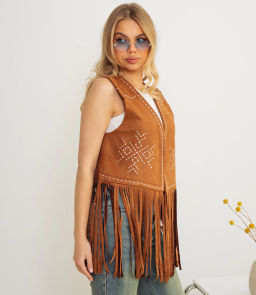 Жилет #КТ88823, коричневый - Dommod фото 2