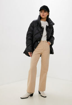 Утепленная куртка чайного оттенка - Incity фото 18