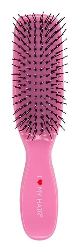 ILMH Spider 1503S Розовая Щетка для бережного распутывания волос, 17 см