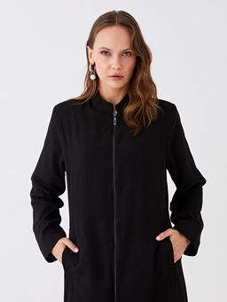 Dik Yaka D?z Uzun Kollu Kad?n Pard?s? - Waikiki фото 3