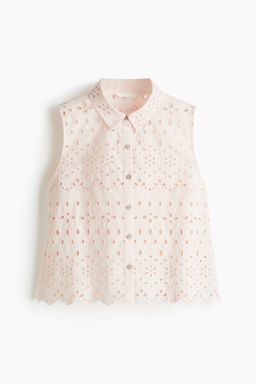 Camisa con bordado ingl?s