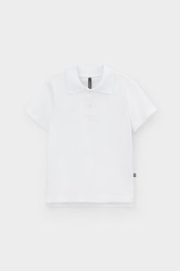 КР 302630/белый к566 джемпер-поло для мал - Crockid фото 2