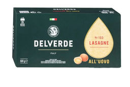 Макароны № 103 Лазанье Дельверде яичные (0,500 кг) - Delverde фото 3