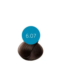 Краска для волос 6.07 3DELUXE PROFESSIONAL холодный темный блондин