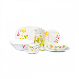 Столовый набор КАРИН КРЕЙЗИ ФЛАУЭР 46 предметов арт.N7094