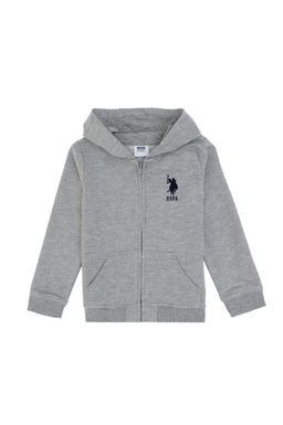 Erkek _ocuk Gri Melanj Basic Sweatshirt Sepette S_rpriz _ndirim