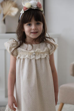 Платье для девочки Л 22-3 Веснушка горошек