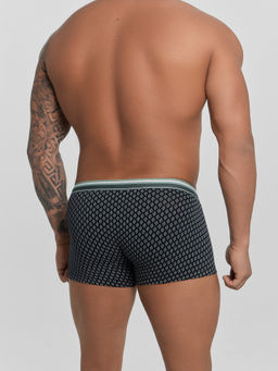 Цена за 2 штуки! Трусы мужские черные с принтом - Mark formelle фото 4