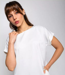 Блуза #ОБШ2830, молочный - Dommod фото 5