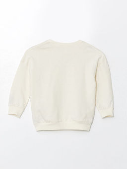 Bisiklet Yaka Uzun Kollu Bask?l? Erkek Bebek Sweatshirt - Waikiki фото 2