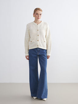 Bisiklet Yaka Ajurlu Kad?n Triko H?rka