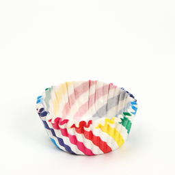 Цена за 300 шт. Форма для выпечки кексов бумажная UPAK LAND «Радуга», 3.5×2 см, одноразовая, разноцветная