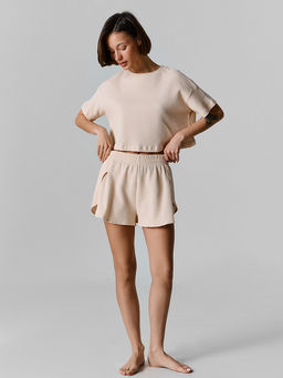 Комплект домашний женский бежевый