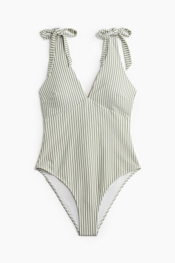 Padded-cup High Leg swimsuit - H&m фото 3