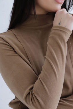 12037 Водолазка светло-коричневая - Martichelli фото 18