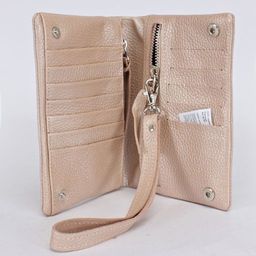 Портмоне женское Croco-ПР-801 натуральная кожа 2 отд, 12 карм, рем-петля, пудра металлик (234) 238918  фото 3