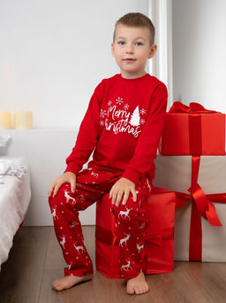 новогодняя пижама из 100% хлопка