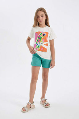 Вафельные шорты для девочек