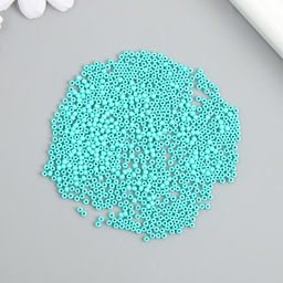 Бисер стекло 12/0 «Голубая вода», ровный №669, 450 г