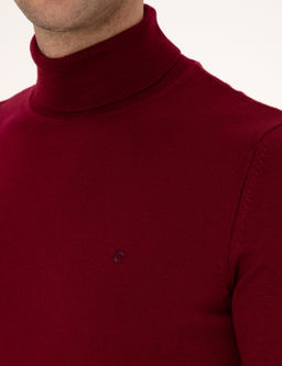 Vi_ne Slim Fit Bal_k__ Yaka Basic Triko Kazak - Pierre cardin фото 7